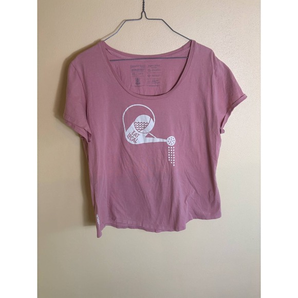 Patagonia Eat Local Graphic‎ Tee Organic Cotton Slim Fit T-Shirt XL - Picture 1 of 5
